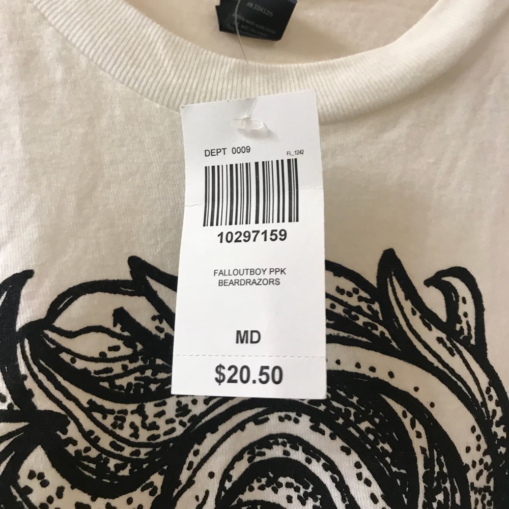 White Fall Out Boy Graphic Tee